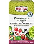 Substral Performance Organics Obst & Gemüse Dünger, natürlicher Lanzeitdünger, 3 Monate Langzeitwirkung, 750g foto / 5,99 € (7,99 € / kg)