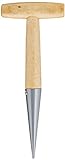 Xclou Plantoir à bulbes avec pointe en acier 27 cm - Plantoir à main avec manche en bois solide - Outil de jardinage pour adultes photo / 2,99 €