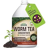 Worm Tea for Gardening Soil, Worm Tea Fertilizer Liquid - Worm Castings, Earthworm Casting Manure Fertilizer - Earthworm Tea Worm Castings - PetraTools Worm Casting Concentrate (1 Gal) photo / $37.99 ($0.30 / Fl Oz)