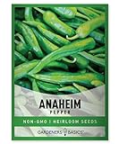 Anaheim Pepper Seeds for Planting Heirloom Non-GMO Anaheim Peppers Plant Seeds for Home Garden Vegetables Makes a Great Gift for Gardening by Gardeners Basics photo / $5.95