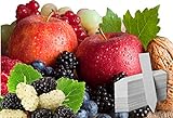 Fruit Combo Pack Raspberry, BlackBerry, Blueberry, Strawberry, Apple, Mulberry 575+ Seeds UPC 695928808755 & 4 Free Plant Markers photo / $8.15