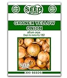 Granex Yellow Onion Seeds - 300 Seeds Non-GMO photo / $1.59 ($0.01 / Count)