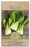 Gaea's Blessing Seeds - Bok Choy Seeds (2.0g) Canton Pak Choi Chinese Cabbage Non-GMO Seeds with Easy to Follow Planting Instructions - Heirloom 90% Germination Rate photo / $5.59
