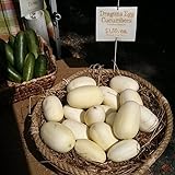 Dragon Eggs Seeds for Planting - 20 Seeds - White Cucumber Seeds - Ships from Iowa, USA photo / $7.96 ($0.40 / Count)