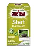 Substral Start-Rasen Dünger für die Rasenneuanlage durch Aussaat & Rollrasen, mit 100 Tage Langzeitwirkung, 100m², 2 kg foto / 19,99 € (10,00 € / kg)
