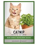 Catnip Seeds for Planting is A Heirloom, Non-GMO Herb Variety- Nepeta Cataria Herb Seeds Great for Indoor and Outdoor Gardening and Indoor Outdoor Cats by Gardeners Basics photo / $4.95
