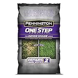 Pennington One Step Complete Dense Shade Bare Spot Grass Seed, 10 Pounds, White photo / $19.99 ($0.12 / Ounce)