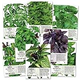 Basil Seed Packet Collection (8 Individual Seed Packets) Non-GMO Seeds by Seed Needs photo / $11.85 ($0.00 / Count)