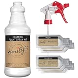 Emily's Naturals Neem Oil Plant Spray Kit, Makes 48oz | Natural Spray for Garden and House Plants | Safe and Biodegradable photo / $14.95