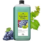 Konfitee Weinreben Dünger - Weinrebendünger für Traubenpflanzen - Mehr Weintrauben und gesunde Weinreben - Reicht für bis zu 200 Liter Gießwasser -1000 ml foto / 19,95 € (19,95 € / l)