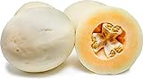 Orange Fleshed Honeydew Melon Seeds - 50 Count Seed Pack - Non-GMO - A Hybrid Variety of a Green fleshed Honeydew with a Orange fleshed Muskmelon. - Country Creek LLC photo / $2.29