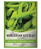 Hungarian Hot Wax Pepper Seeds for Planting Heirloom Non-GMO Hungarian Hot Wax Peppers Plant Seeds for Home Garden Vegetables Makes a Great Gift for Gardening by Gardeners Basics photo / $4.95