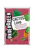 Undergreen by Compo Cactus Love, Erde für Kakteen und Co., Bio, Kultursubstrat, 2,5 Liter foto / 5,16 € (2,06 € / l)