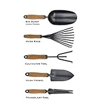 OLMSTED FORGE Garden Tool Set, 5 Pieces, Heavy Duty Powder Coated Steel, Cork Handle photo / $54.99