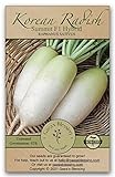 Gaea's Blessing Seeds - Daikon Radish Seeds - Summit F1 Hybrid - Korean Type - Heirloom Non-GMO Seeds with Easy to Follow Planting Instructions - 94% Germination Rate photo / $5.99