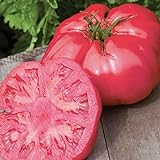 Burpee 'Caspian Pink' Heirloom | Large Pink Beefsteak Slicing Tomato | 30 Seeds photo / $6.13 ($0.20 / Count)