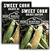 photo Survival Garden Seeds - Golden Bantam Sweet Corn Seed for Planting - Packet with Instructions to Plant and Grow Yellow Corn on The Cob Your Home Vegetable Garden - Non-GMO Heirloom Variety - 2 Pack