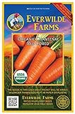 Everwilde Farms - 1000 Organic Chantenay Red Cored Carrot Seeds - Gold Vault Packet photo / $3.75