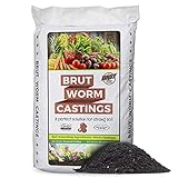 BRUT WORM FARMS Worm Castings Soil Builder - 30 Pounds - Organic Fertilizer - Natural Enricher for Healthy Houseplants, Flowers, and Vegetables - Use Indoors or Outdoors - Non-Toxic and Odor Free photo / $33.90