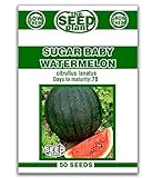 Sugar Baby Watermelon Seeds - 50 Seeds Non-GMO photo / $1.79
