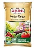 Substral Naturen Bio Gartendünger, natürlicher Universaldünger für Obst- Gemüse- und Zierpflanzen, plus Magnesium, 4 kg foto / 17,39 € (4,35 € / kg)