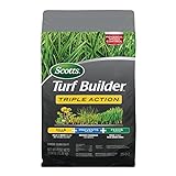 Scotts Turf Builder Triple Action1 - Combination Weed Control, Weed Preventer, and Fertilizer, 33.94 lbs., 12,000 sq. ft. photo / $76.00