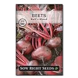 Sow Right Seeds - Bulls Blood Beet Seed for Planting - Non-GMO Heirloom Packet with Instructions to Plant & Grow an Outdoor Home Vegetable Garden - Vibrant Dark Red Foliage - Wonderful Gardening Gift photo / $4.99