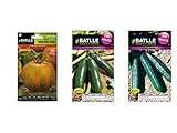 Lote 3 sobres de semillas Híbridos y línea especial (Tomate, Calabacin y Pepino) foto / 16,95 €