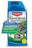 BioAdvanced 701810A Systemic Plant Fertilizer and Insecticide with Imidacloprid 12 Month Tree & Shrub Protect & Feed, 32 oz, Concentrate photo / $19.97