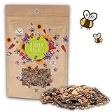 100g Blumenwiese Samen für eine bunte Bienenweide - Farbenfrohe & nektarreiche Wildblumensamen Mischung für Bienen & Schmetterlinge (inkl. GRATIS eBook) foto / 6,90 € (69,00 € / kg)