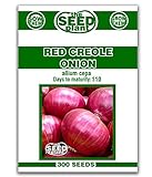 Red Creole Onion Seeds - 300 Seeds photo / $1.95 ($0.01 / Count)