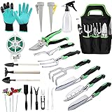 Heavy Duty Garden Tool Set with Soft Rubberized Non-Slip Gardening Tools, 20 PCS Gardening Tools Set Succulent Tools Set Stainless Steel Garden kit Tools for Men Women photo / $25.99