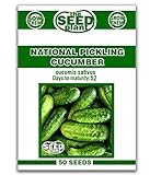 National Pickling Cucumber Seeds - 50 Seeds Non-GMO photo / $1.59 ($0.03 / Count)