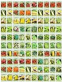 100 Assorted Heirloom Vegetable Seeds 100% Non-GMO (100, Deluxe Assorted Vegetable Seeds) photo / $47.99 ($0.48 / Count)