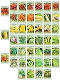 Set of 43 Assorted Vegetable & Herb Seeds - 43 Varieties - Create a Deluxe Garden All Seeds are Heirloom - 100% Non-GMO by Black Duck Brand photo / $19.99 ($0.46 / Count)